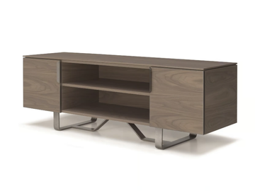 PRINCIPE MP.422/G - Walnut TV cabinet with doors by Arte Brotto - view 2